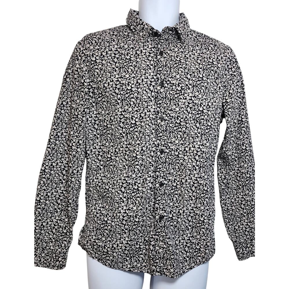 Cactus New York Floral Minimalist Streetwear Button Up Small